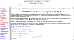 Desktop Screenshot of educationalfontware.com